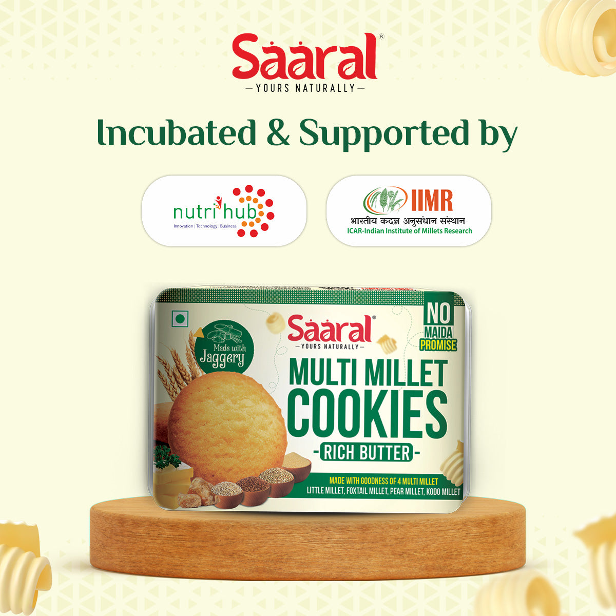 Saaral Multi Millet Butter Cookies