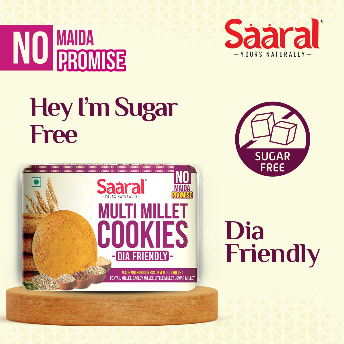 Saaral Multi Millet Dia Friendly Cookies