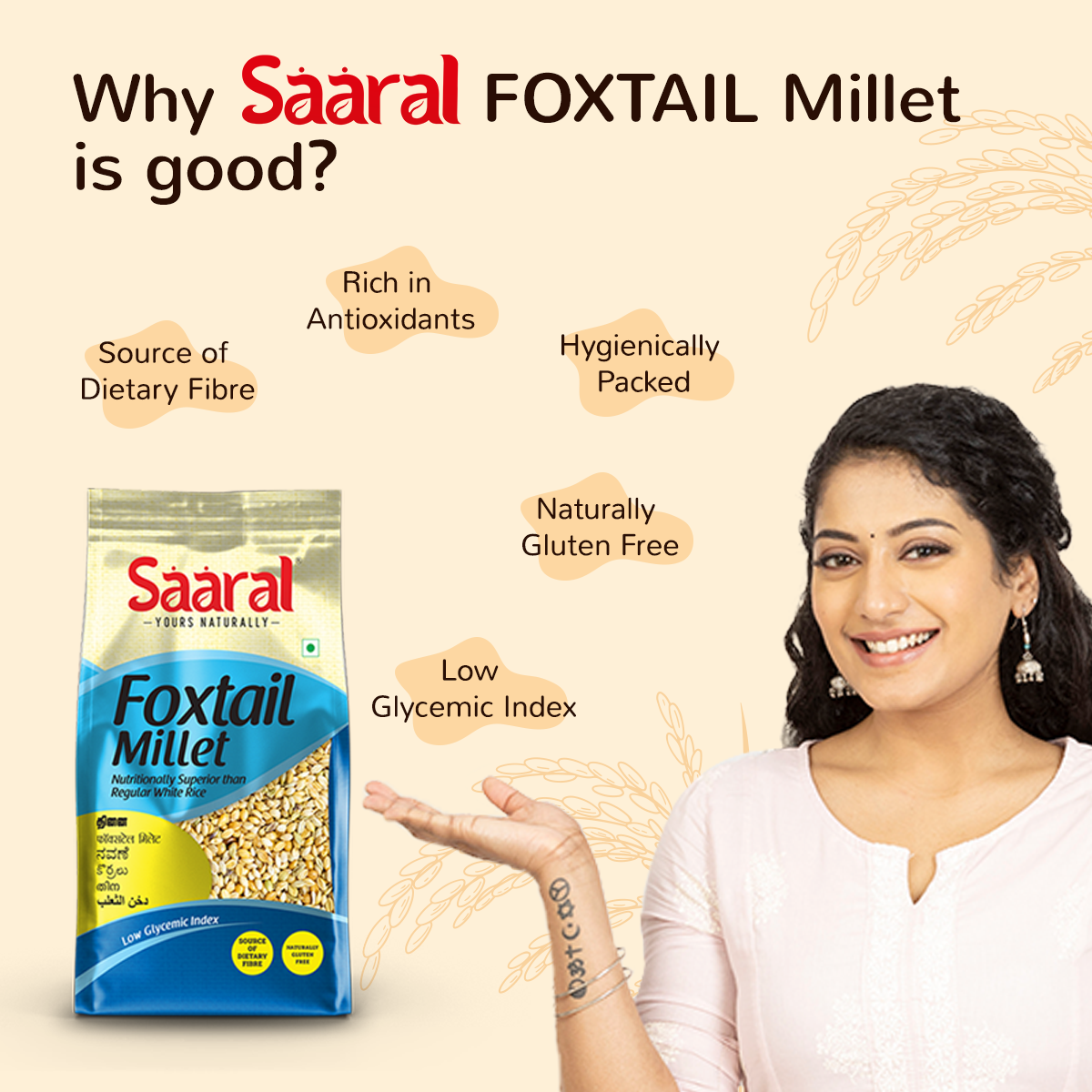 Saaral Foxtail Millets