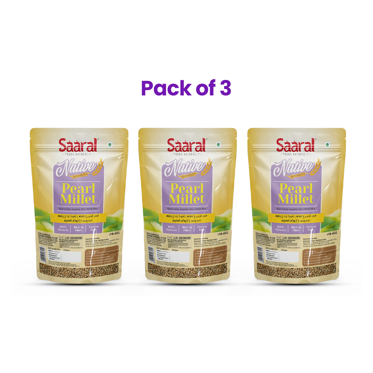 Saaral  Pearl  Millets