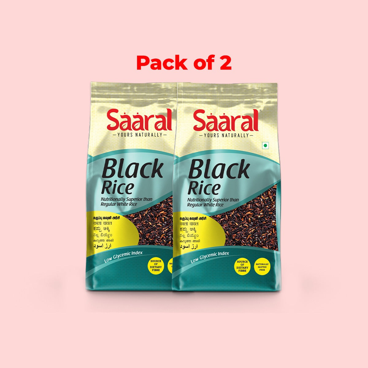 Saaral Unpolished Black rice