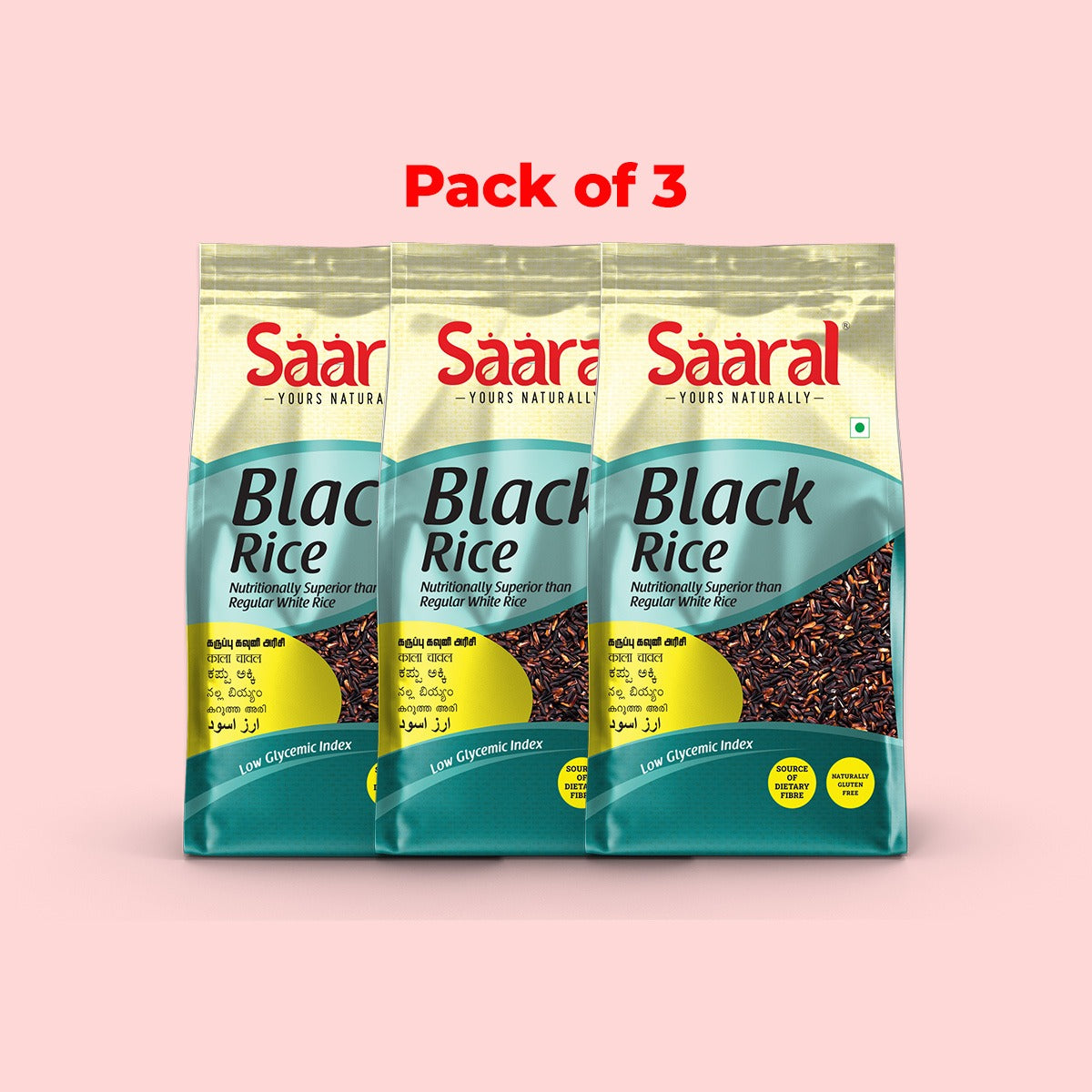 Saaral Unpolished Black rice